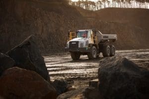 Rokbak Truck in Quarry